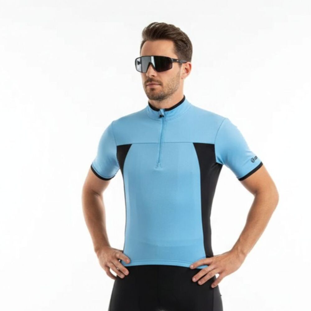 Canari Blue Two Tone Bicycle Cycle Jersey Top XL